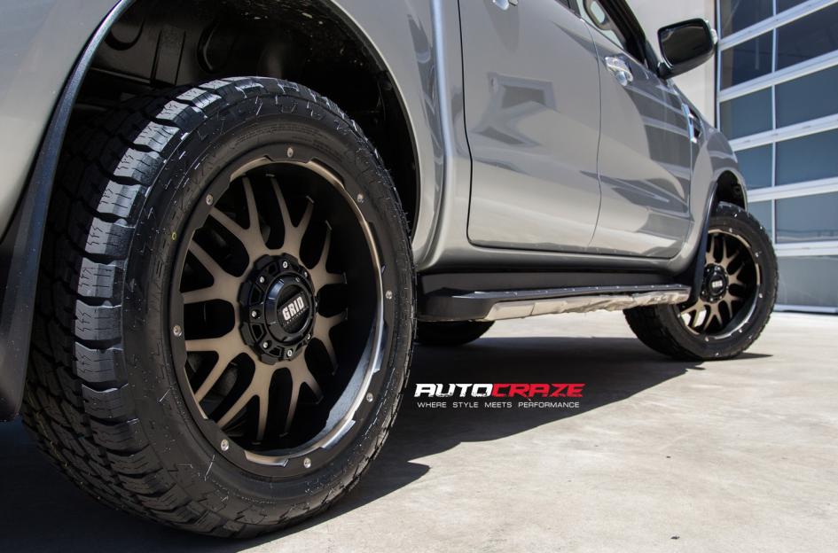 FORD RANGER GD02 MATTE BLACK MACHINED FACE